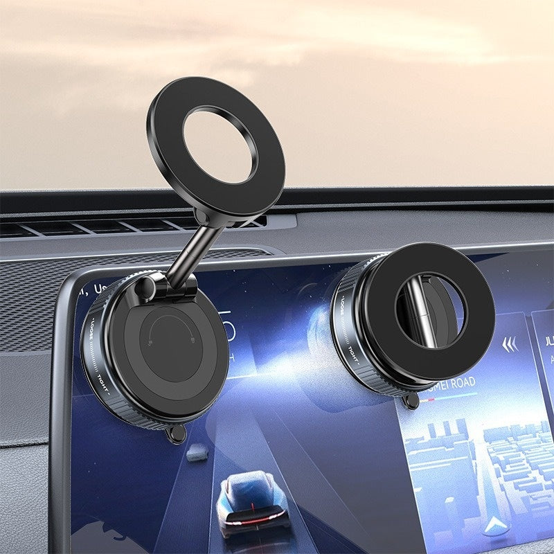 Magnetic Car Navigation Vacuum Phone Holder