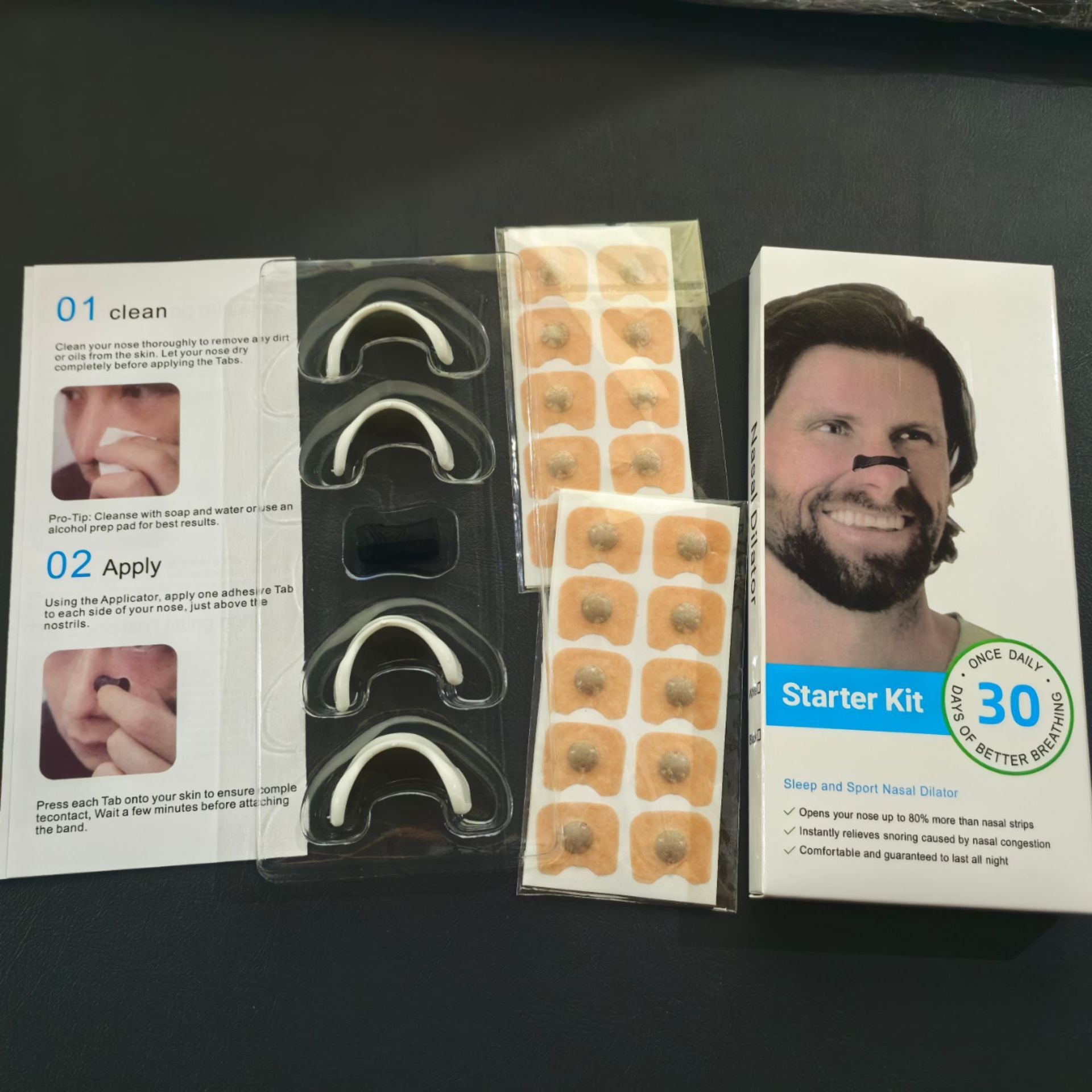 Nasal Breathing Dilators Starter Kit 30 Days