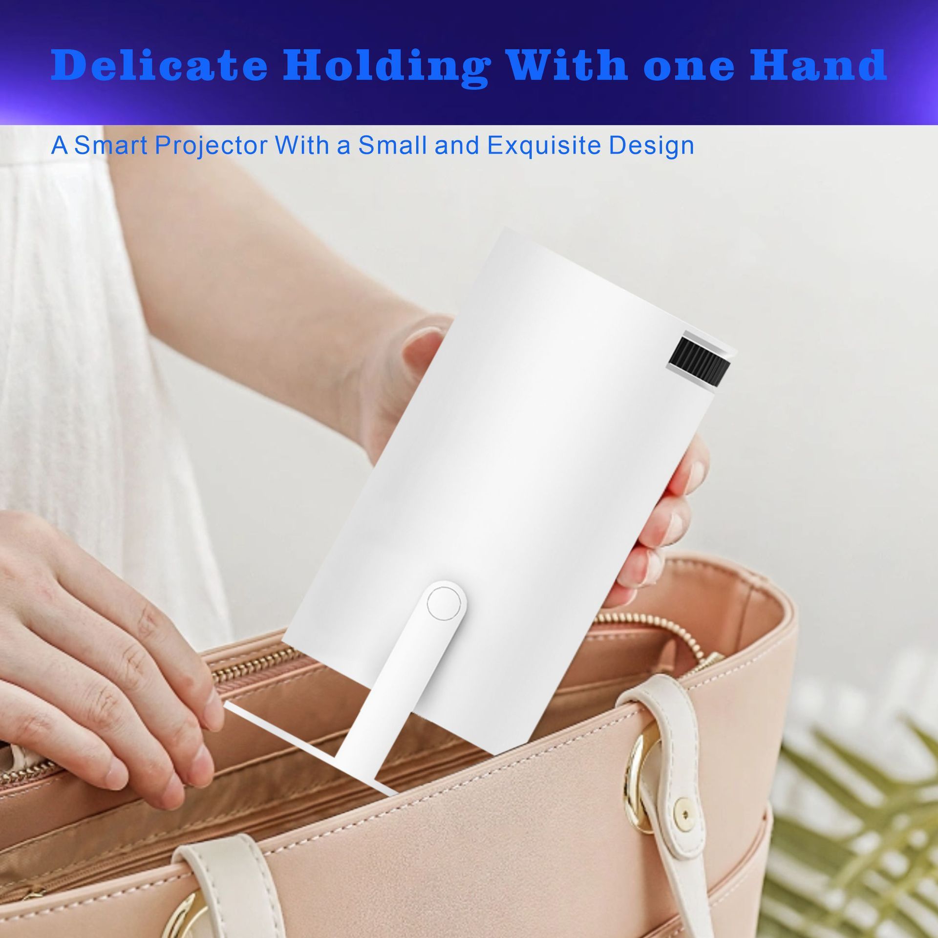 Smart Projector Home 4K Portable